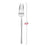 Shiny Silver Moderno Disposable Plastic Cutlery