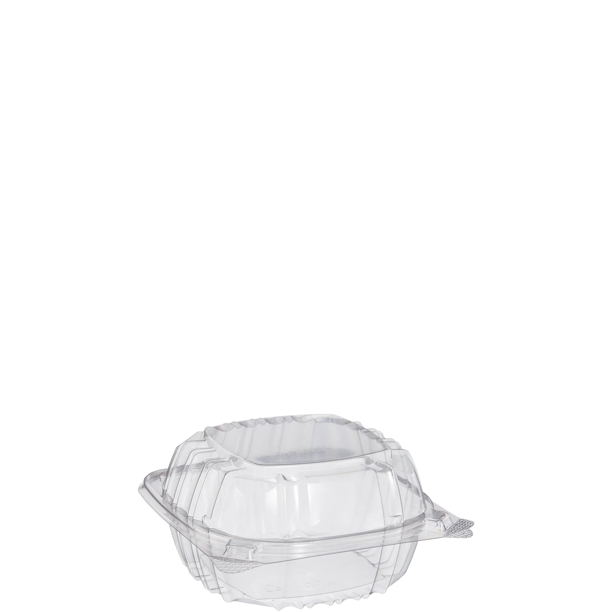 Dart C53PST1 5 x 5 x 3" Clear Seal Hinged Lid Plastic Container (500/CS)