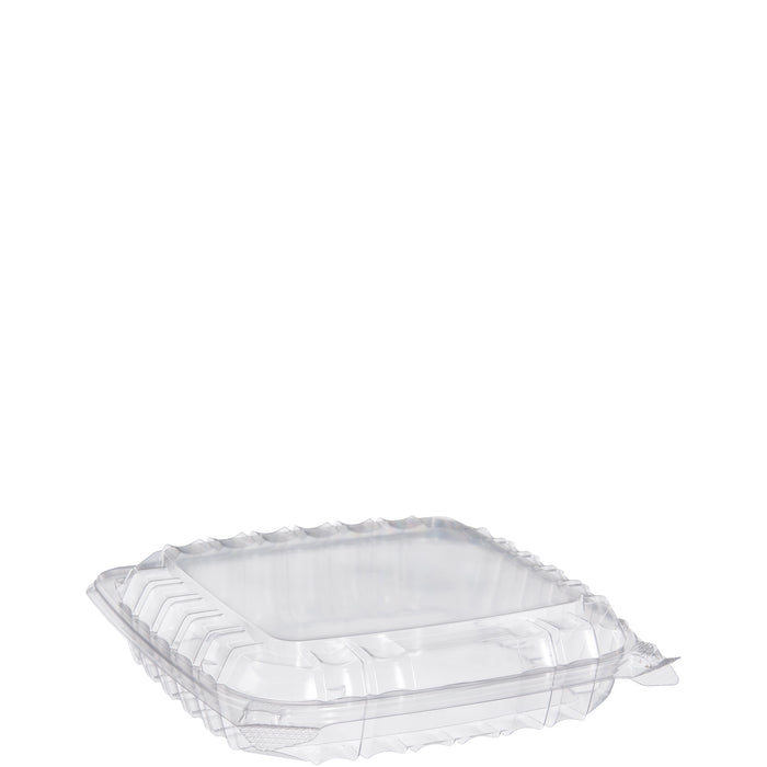 Dart C89PST1 8 x 8  x 2" ClearSeal Hinged Lid Plastic Container (250/CS)