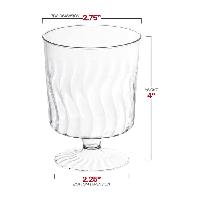8 oz. 1 PIECE WINE GLASS (240/CS)