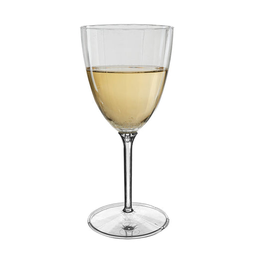 7 oz. Clear Round Plastic Wine Goblets (96 Cups Per Case)