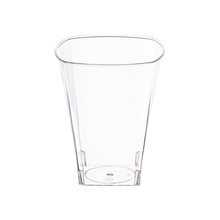 Clear Square Plastic Cups (Multiple Sizes)