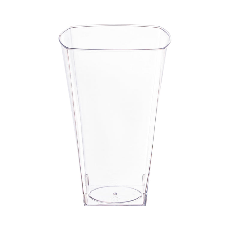 Clear Square Plastic Cups (Multiple Sizes)