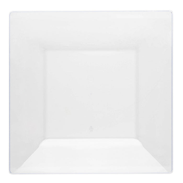 Solid Color Square Plastic Plates