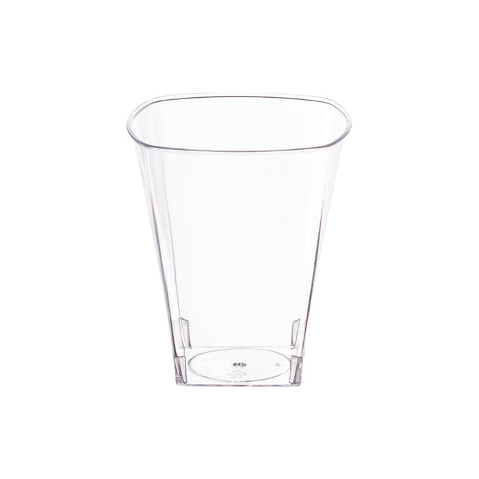Clear Square Plastic Cups (Multiple Sizes)
