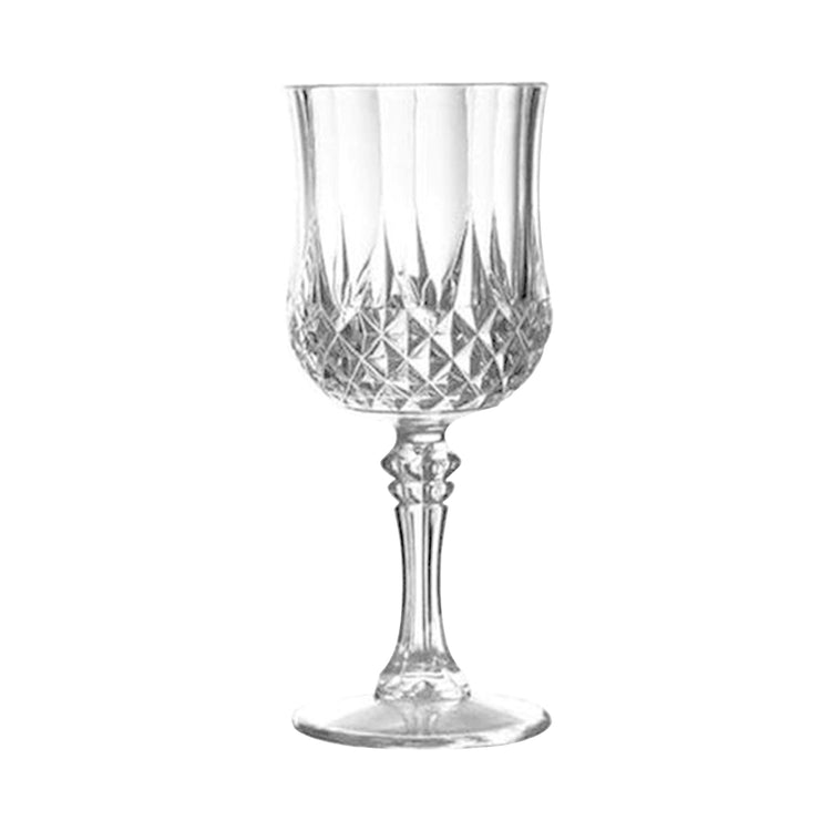 8 oz. Crystal Cut Disposable Plastic Wine Glasses