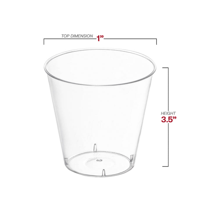 Plastic Shot Glasses (Available in Different Sizes)