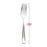Shiny Metallic Silver Disposable Plastic Cutlery