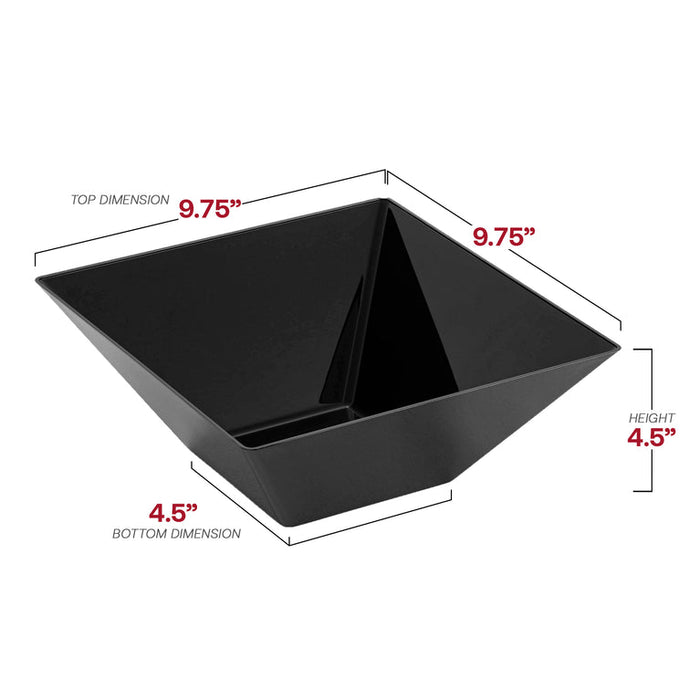 Square Plastic Serving Bowls