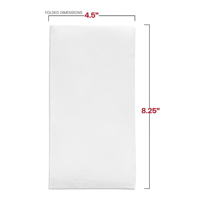 White Linen-Like Premium Paper Buffet Napkins – 16" x 16"