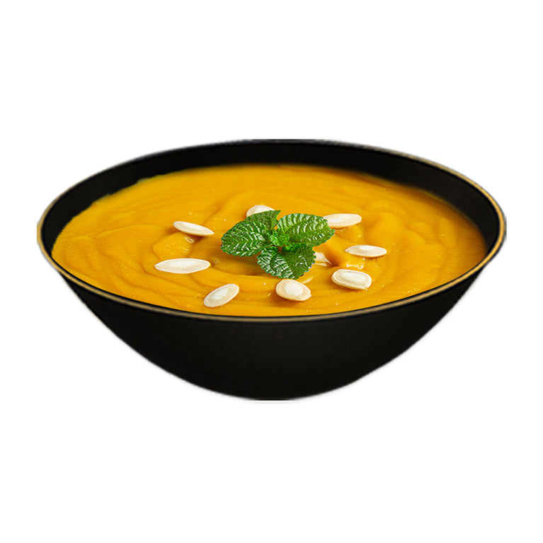 Organic Round With Gold Rim Bowls