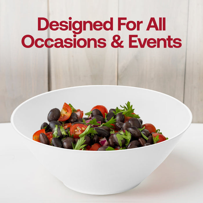 Organic Round With Gold Rim Bowls