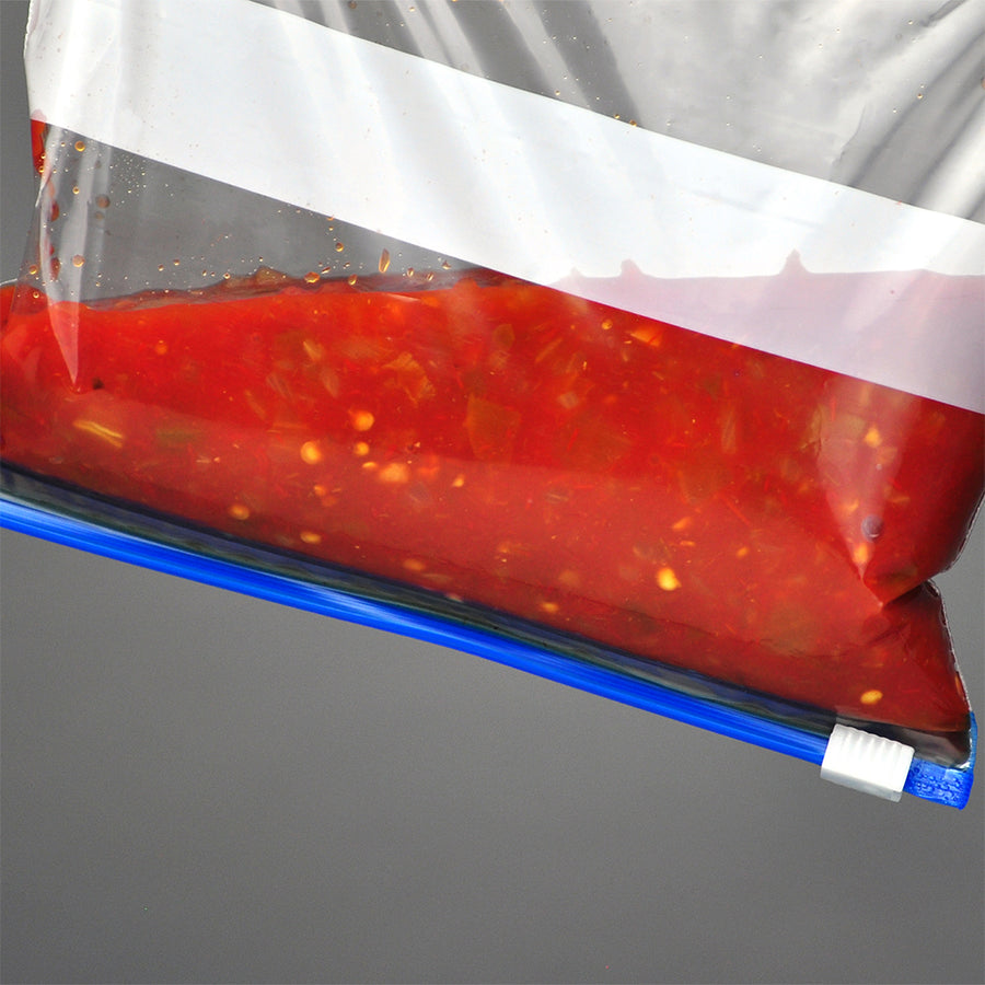 9" x 12" 1.75 mil No Leak Slide Seal Bag w-Write On Block, 250/CS