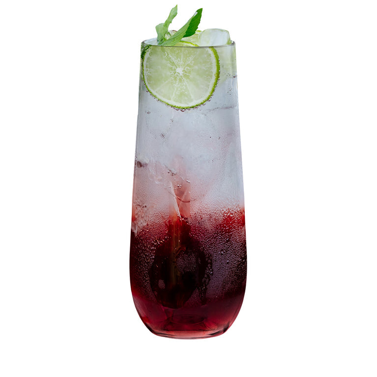 9 oz.  Stemless Disposable Plastic Champagne Flutes