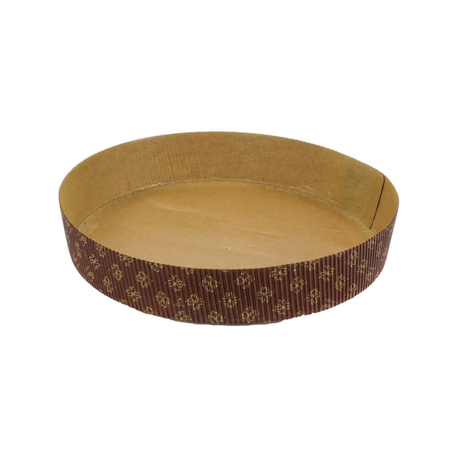 Novacart MB 240/45 Mid-Height Round Paper Cake & Pie Mold – 9-1/2" x 1-3/4" – 300/Case