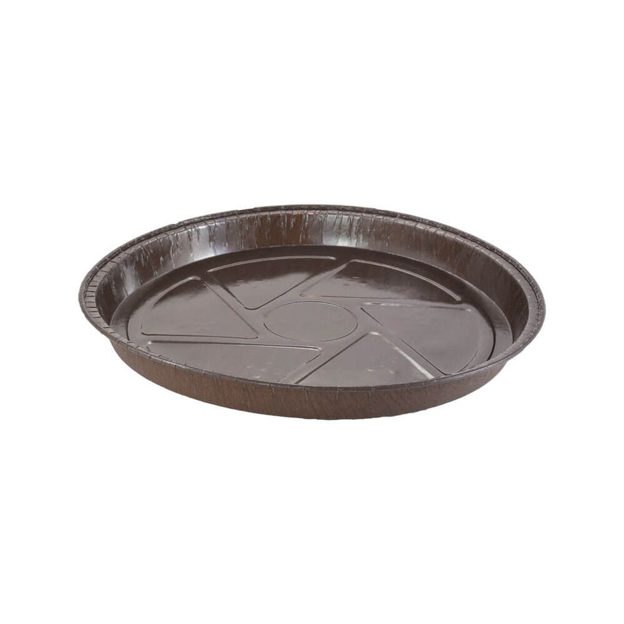 Novacart OP 260/23 Ecos Round Ovenable Paper Baking Mold – 9-3/4" x 1" – 200/Case
