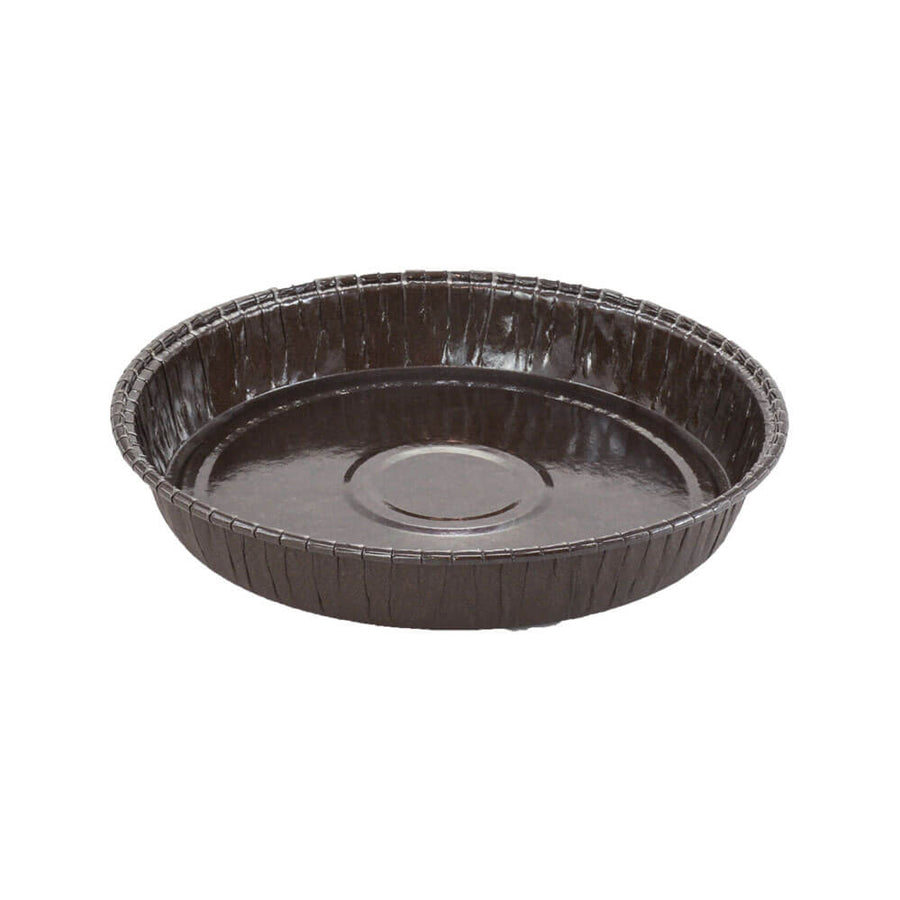 Novacart OP 158/24 Ecos Round Ovenable Paper Baking Mold – 5-3/4" x 1" – 800/Case