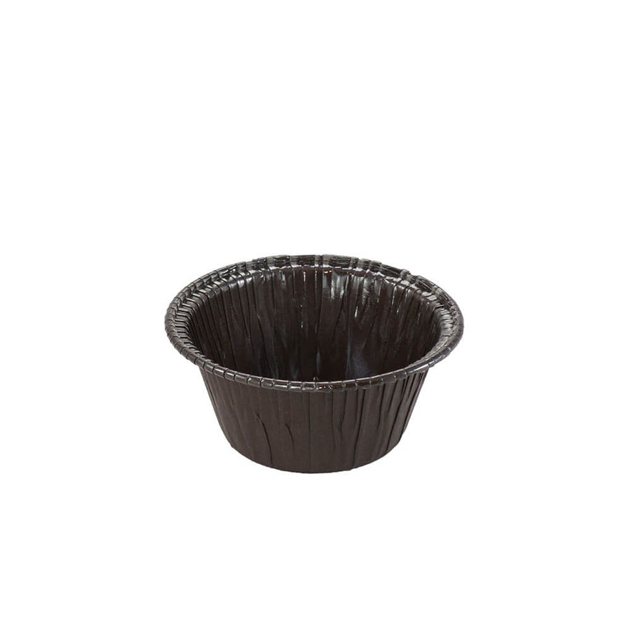 Novacart OP 80/38 Ecos Round Ovenable Paper Baking Mold – 2-3/8" x 1-9/16" – 2,520/Case