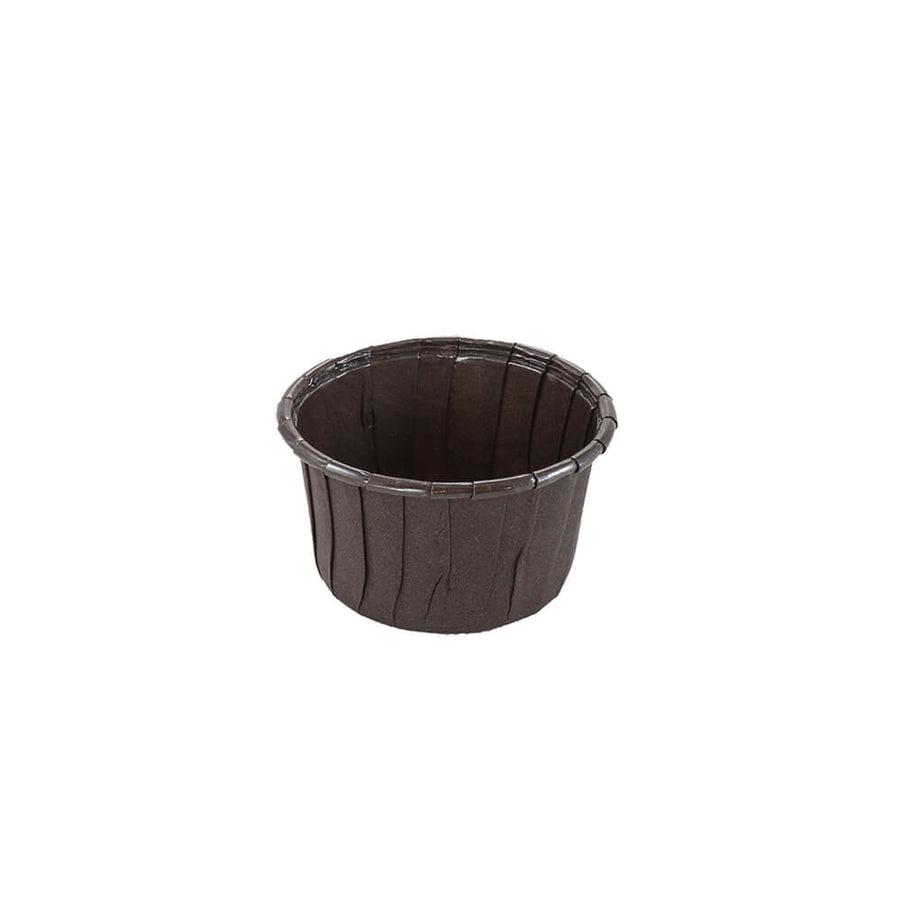 Novacart OP 66/40 Ecos Round Ovenable Paper Baking Mold – 2-1/8" x 1-9/16" – 3,360/Case