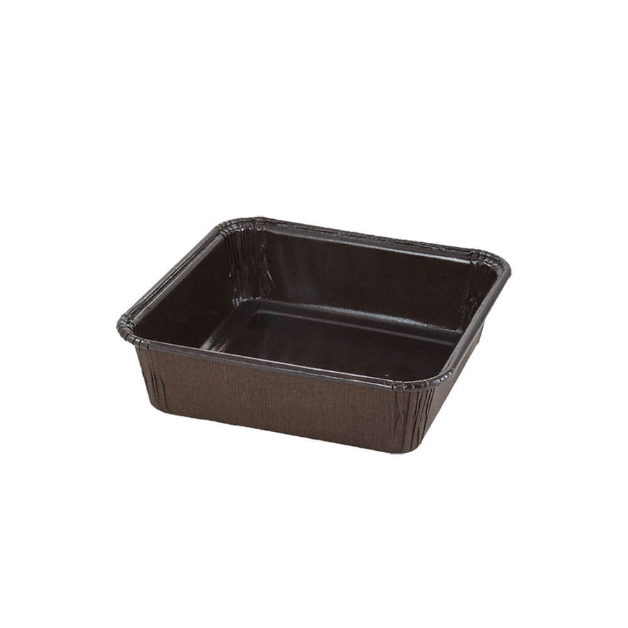 Novacart OP 100x100x30 Ecos Square Ovenable Paper Baking Mold (4x4) – 4" x 4" x 1-1/4" – 560/Case