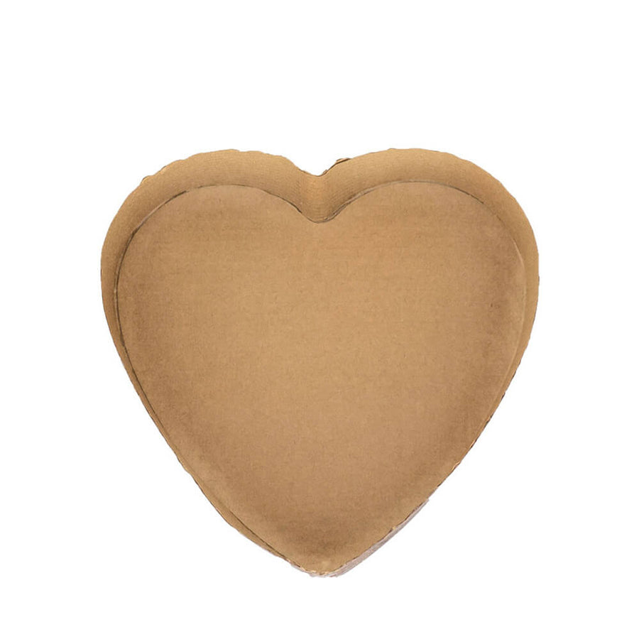 Novacart MCU1 Cuore Large Heart Paper Baking Mold – 7" x 7" x 1-3/4" – 600/Case