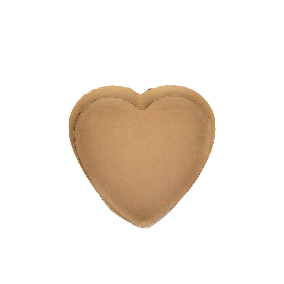 Novacart MCU0 Cuoricino Small Heart Paper Baking Mold – 5-1/8" x 5" x 1-5/16" – 300/Case