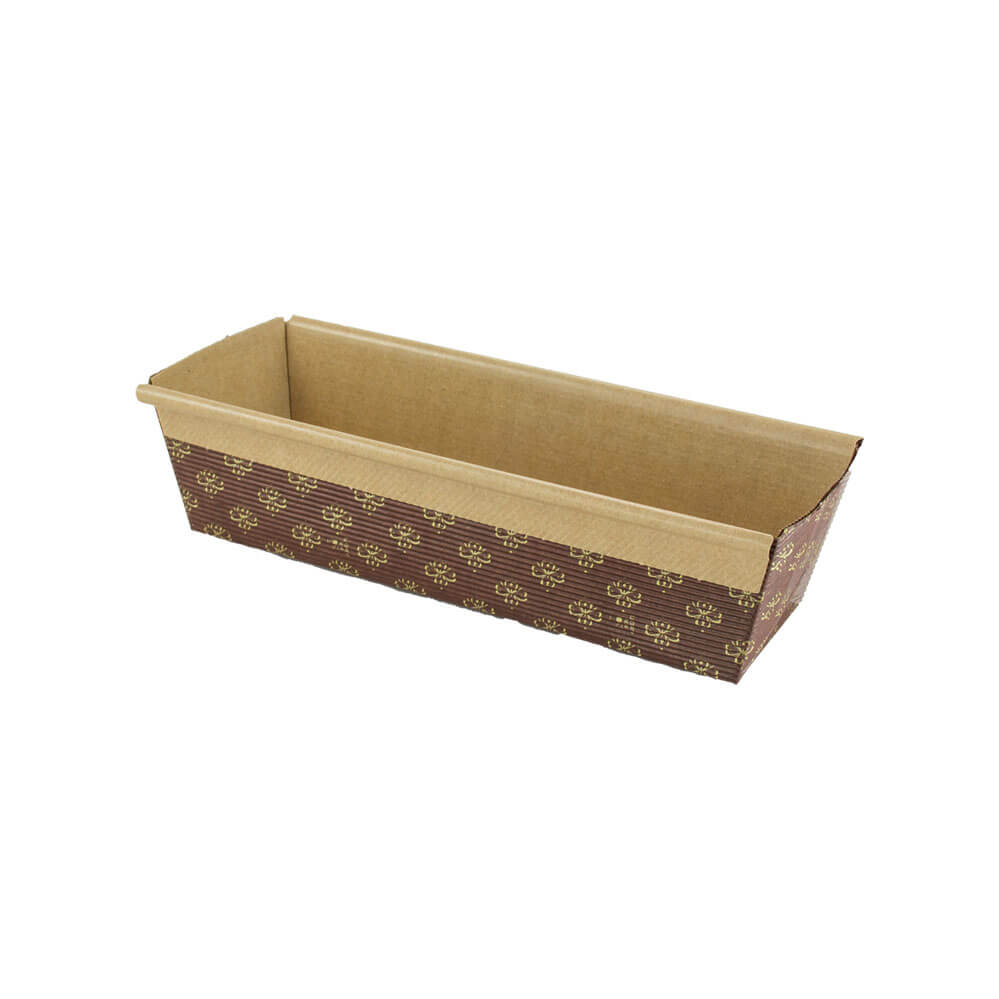 Novacart PM 227 Rectangular Paper Loaf Baking Mold – 9" x 2-7/8" x 2-1/2" – 480/Case
