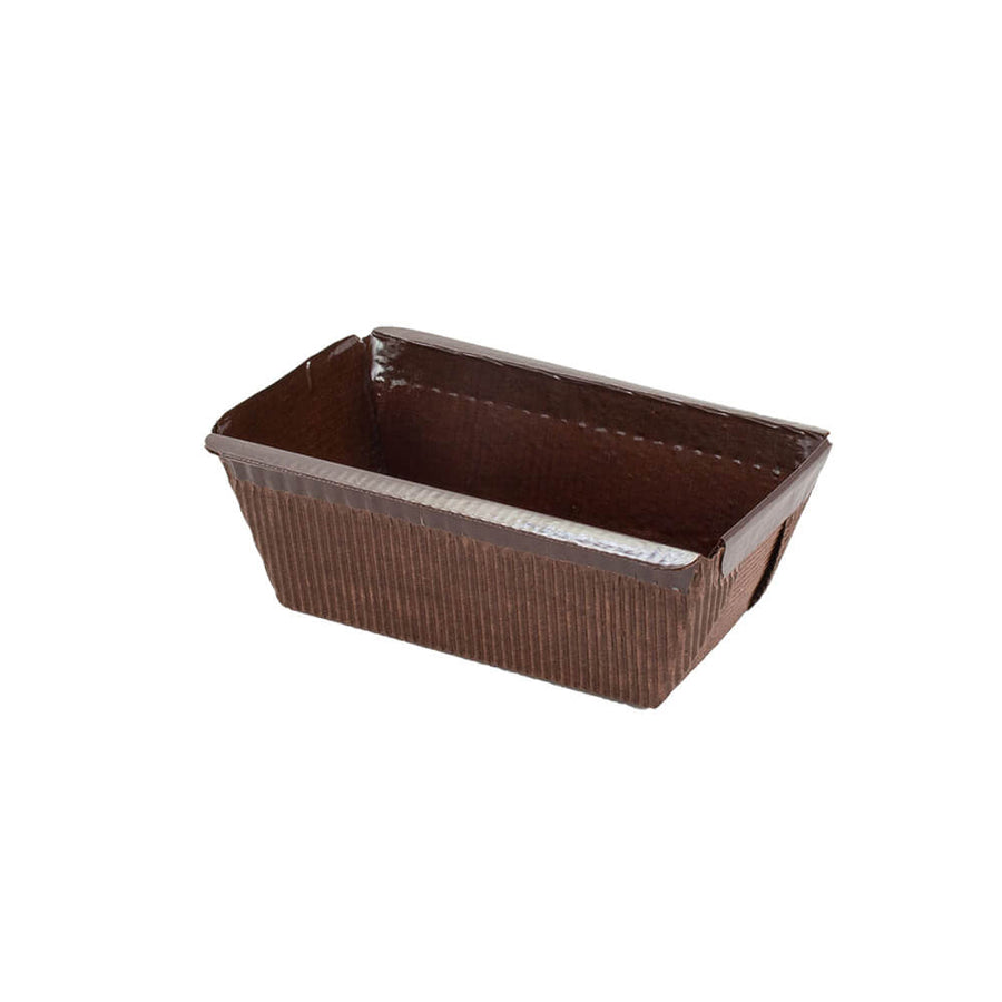 Novacart PM 95 Mini Rectangular Paper Loaf Baking Mold – 3-3/4" x 2" x 2" – 1,050/Case