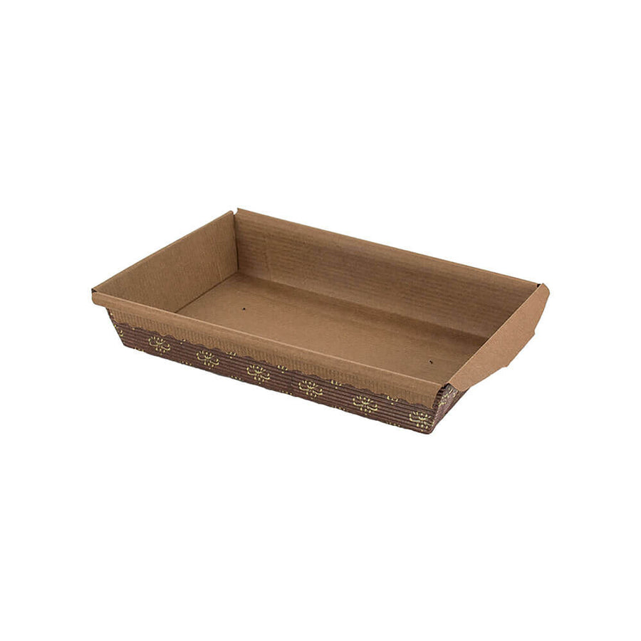 Novacart PM 170 Rectangular Paper Loaf Baking Mold (FSC) – 6-5/8" x 4-3/8" x 1-3/8" – 540/Case