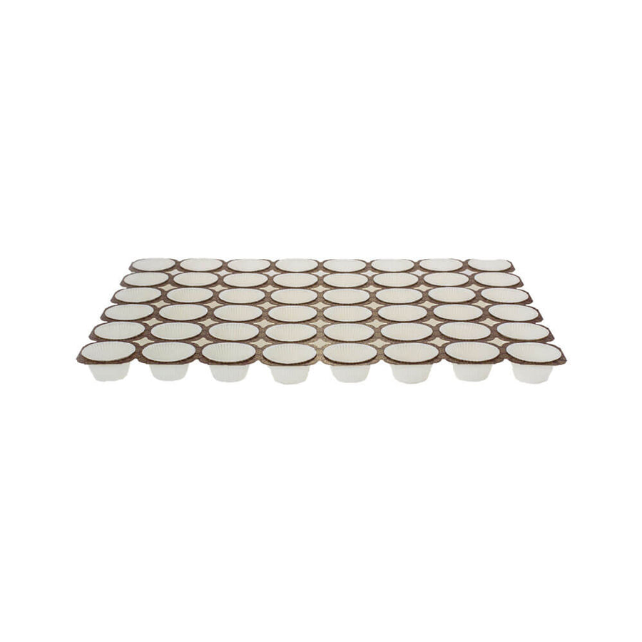 Novacart NTS 1 oz Paper Muffin Tray, 48-Cup (6x8) – 100 Trays/Case