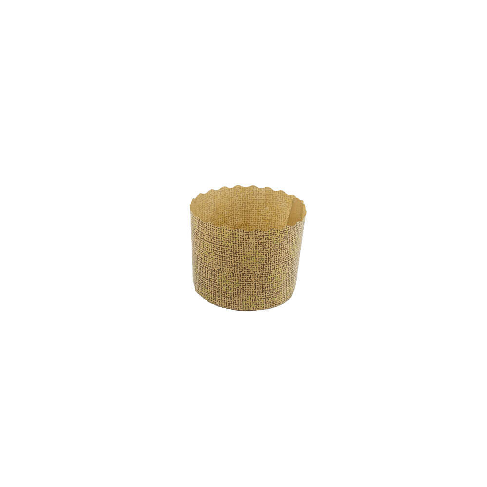 Novacart P 60/50 Panettone Paper Baking Mold with Tear Tab – 2-3/8" x 2" – 3,000/Case