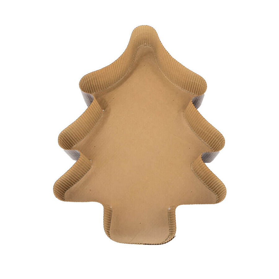 Novacart AB1 Albero Large Christmas Tree Paper Baking Mold – 12-1/4" x 9-1/2" x 2-3/8" – 440/Case