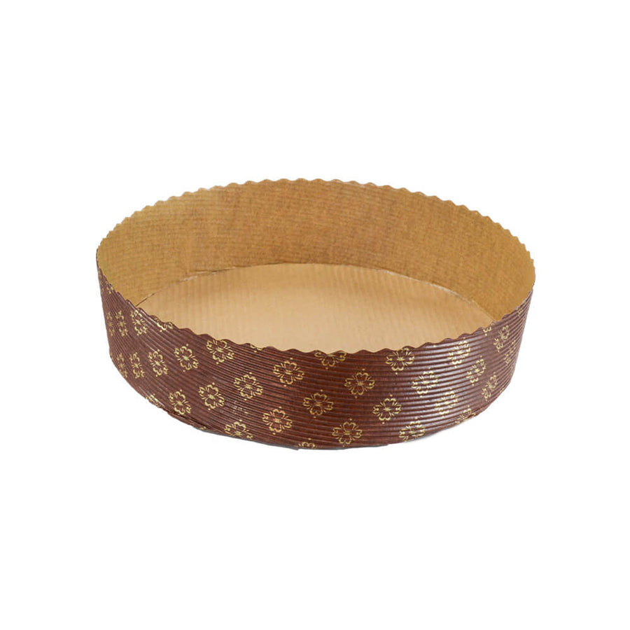Novacart MB 185/45 Mid-Height Round Paper Cake & Pie Mold – 7-1/4" x 1-3/4" – 540/Case