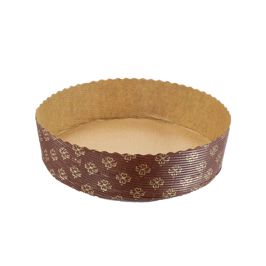 Novacart MB 170/45 Mid-Height Round Paper Cake & Pie Mold – 6-3/4" x 1-3/4" – 540/Case