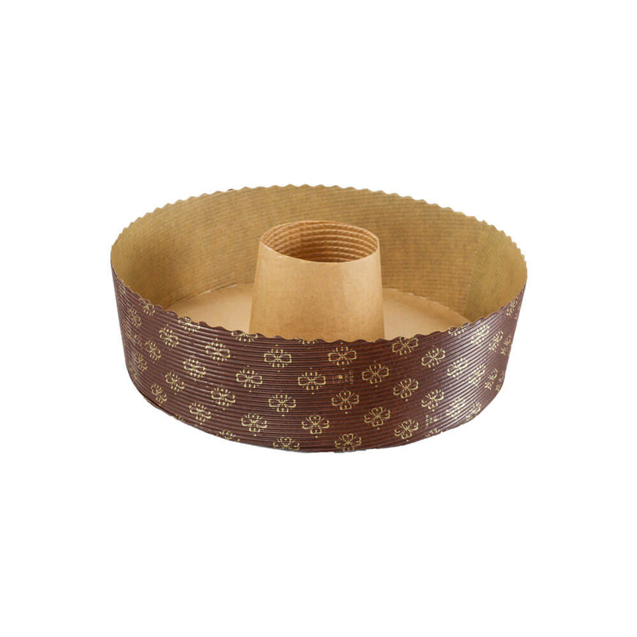 Novacart MC 200/60 Ring Paper Baking Mold (Bundt / Ciambella) – 7-7/8" x 2-3/8" – 360/Case