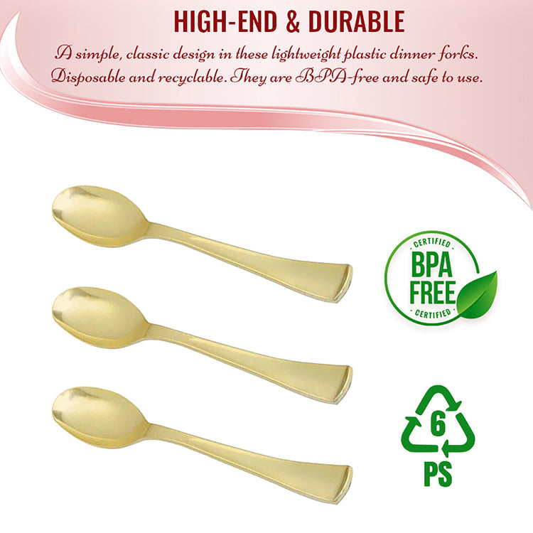 10" Gold Serving Spoons (60/CS)