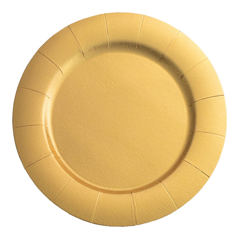 Round Disposable Paper Charger Plates