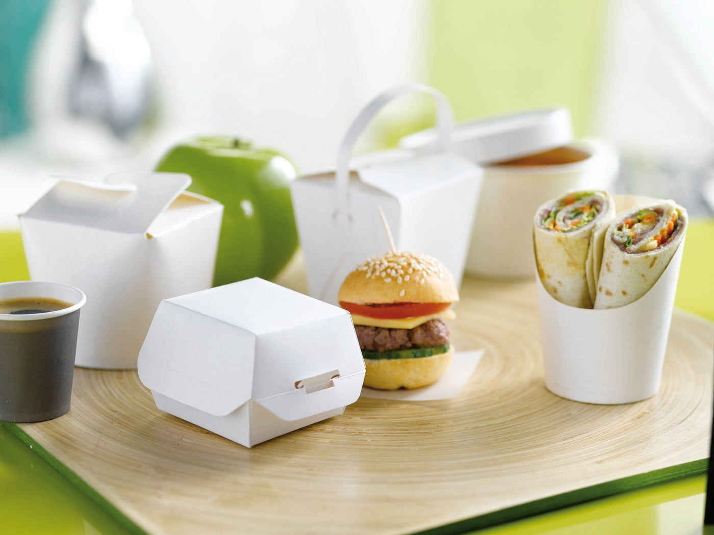 White Wrap Cup - 6oz D:3in H:3.9in - 1000 Pcs