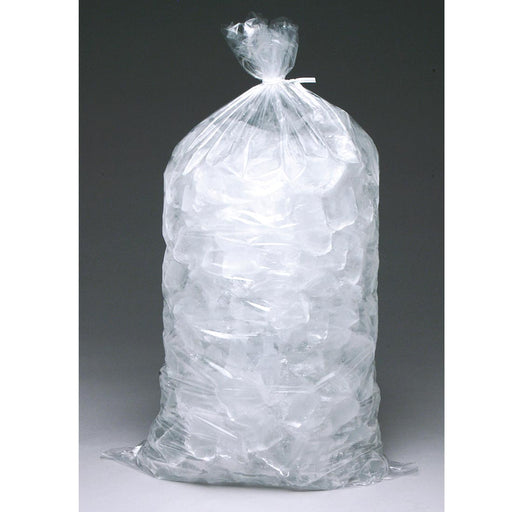 9" x 18" 1.2 mil Plain Metallocene Ice Bag -- 5 lb., 1000/CS