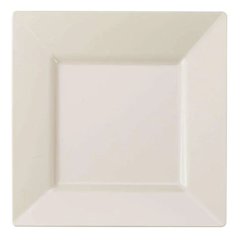 9.5" Plastic Square Dinner Plate (120/CS)