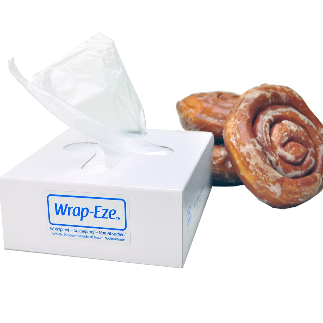15" x 10.75" 0.45 mil Wrap-Eze® HDPE Pop-Up Sheets, 10000/CS