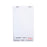 NCCO KC-100 Small Single Copy Paper Guest Check – White – 3.5” x 6”