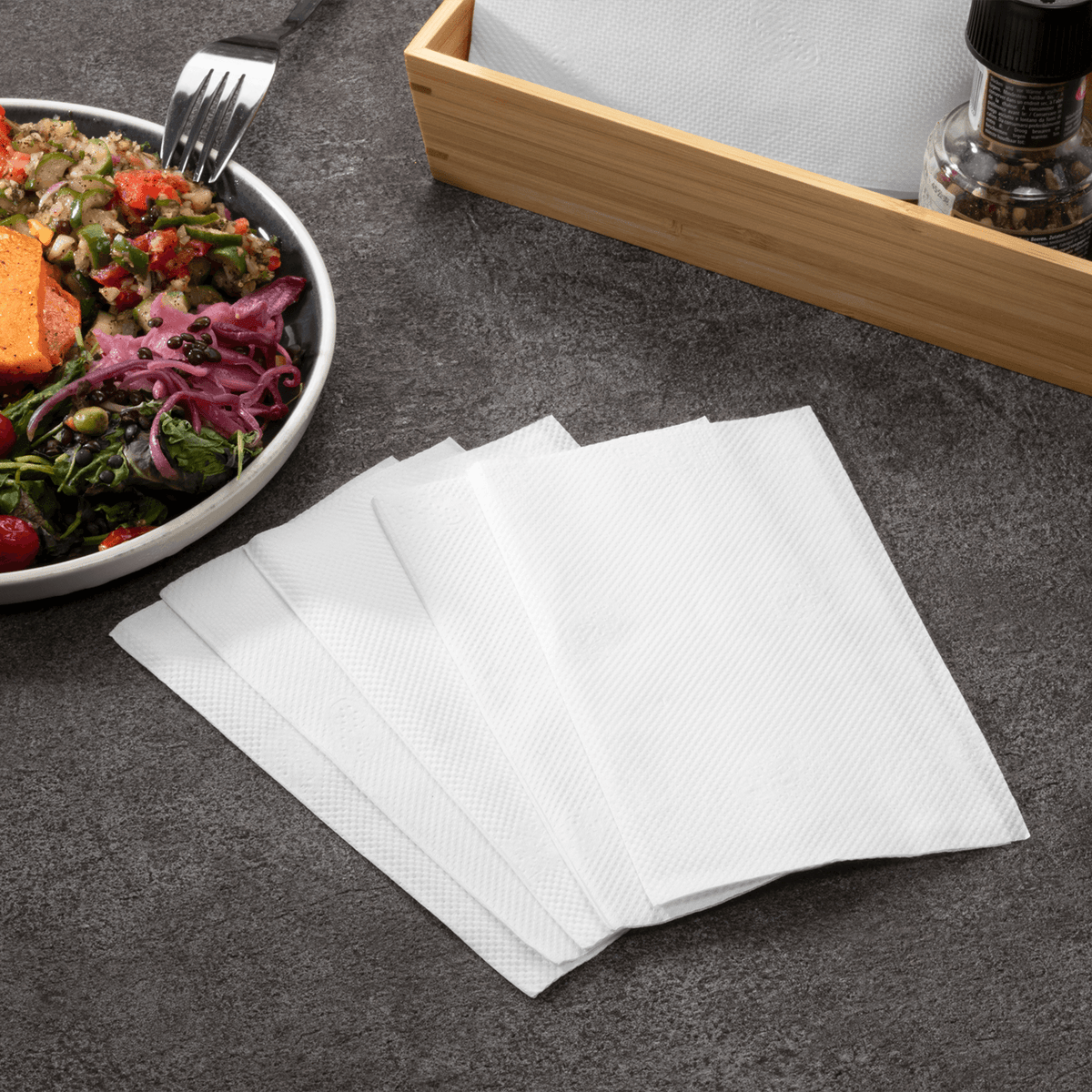 White Interfolded Napkin  1 Ply-6000 per Case