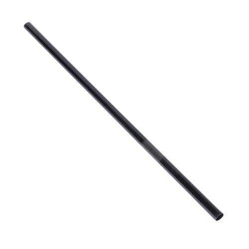 Jumbo Unwrapped Straw, Black, 7.75"