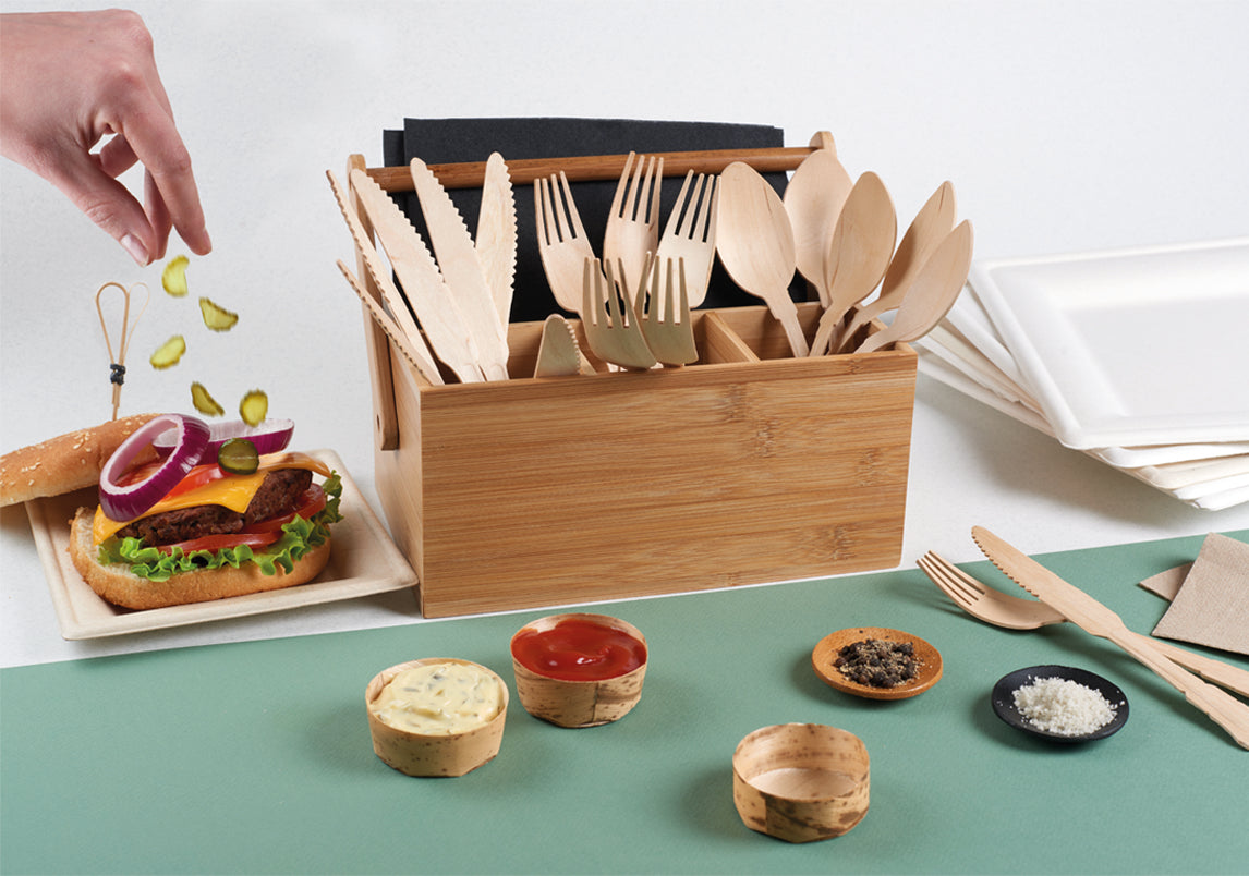 Round Black Bamboo Mini Dish - D:2.4in - 144 Pcs