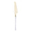 Gold with White Handle Moderno Disposable Plastic Cutlery