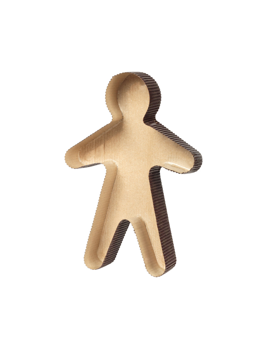 Novacart Bonhomme Gingerbread Man Paper Baking Mold – 9.57" x 6.24" – 120/Case