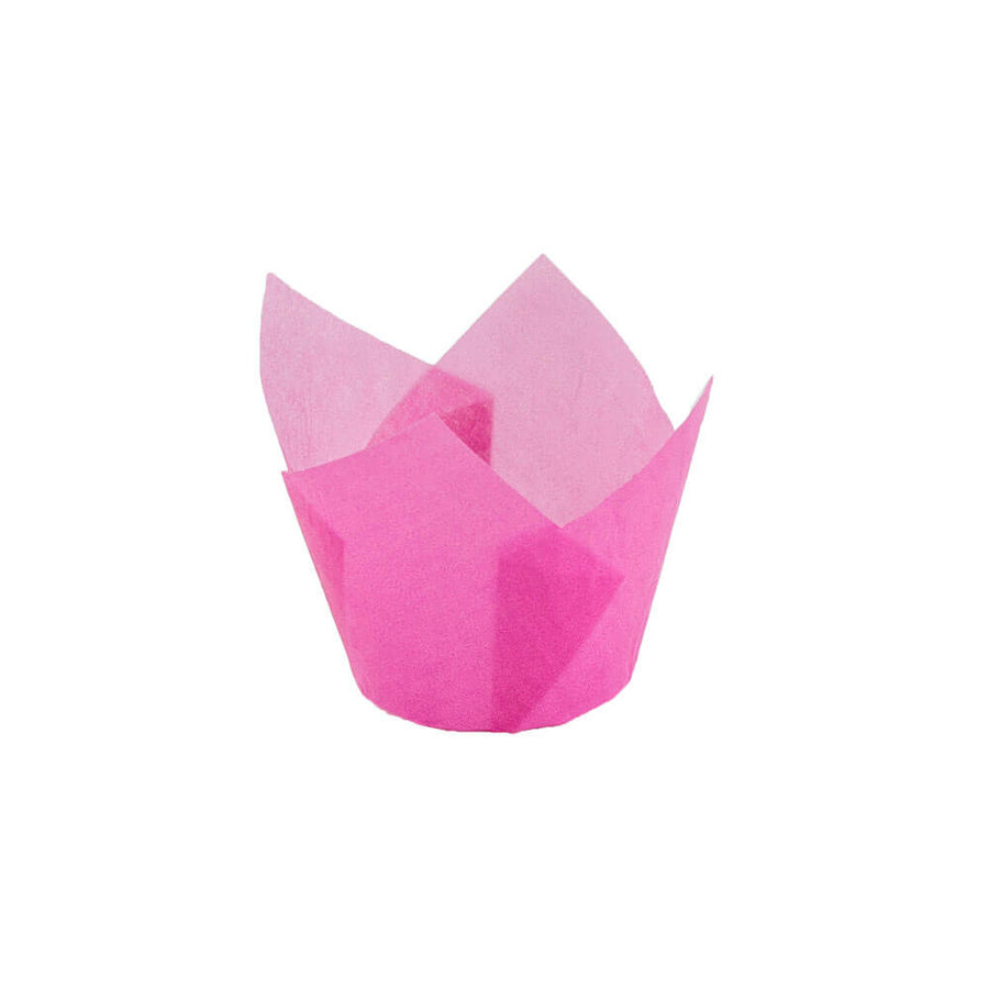 Novacart 132/50 Pink Tulip Baking Cup – 2" x 1-5/8" – 2,000/Case