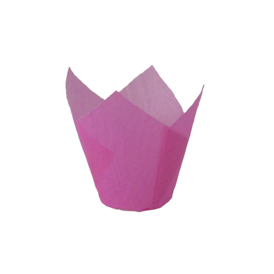 Novacart 110/35 Pink Tulip Baking Cup – 1-3/8" x 1-1/2" – 3,600/Case