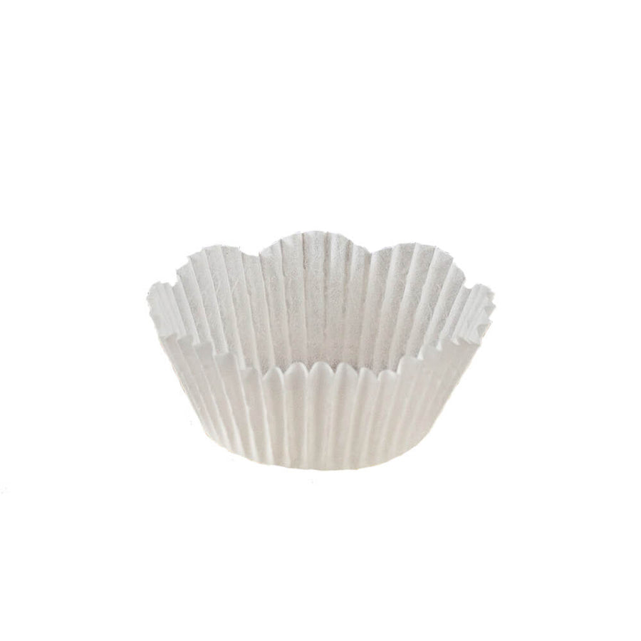 Novacart White Petal Baking Cup – 2" x 1-1/4" – 10,000/Case